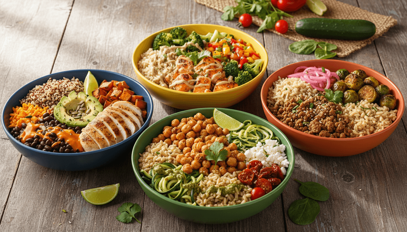 Comidas balanceadas y nutritivas listas para consumir